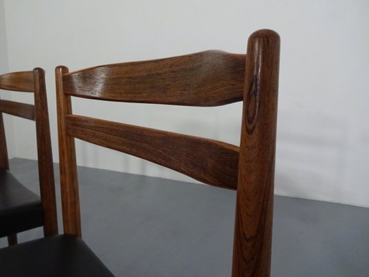 Swedish Rosewood Side Chairs by Carl Ekström for Albin Johansson & Söner, 1960s, Set of 3-RDW-561623