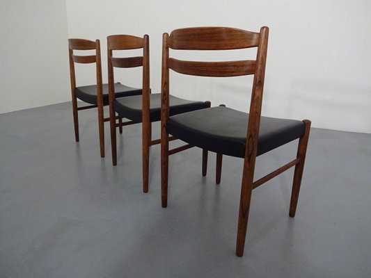 Swedish Rosewood Side Chairs by Carl Ekström for Albin Johansson & Söner, 1960s, Set of 3-RDW-561623