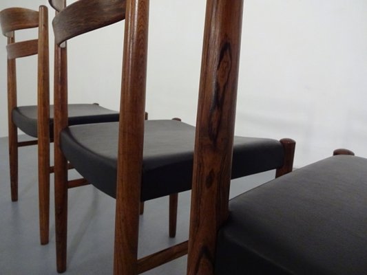 Swedish Rosewood Side Chairs by Carl Ekström for Albin Johansson & Söner, 1960s, Set of 3-RDW-561623