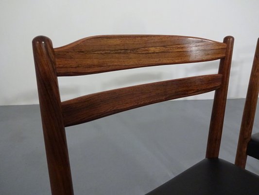 Swedish Rosewood Side Chairs by Carl Ekström for Albin Johansson & Söner, 1960s, Set of 3-RDW-561623