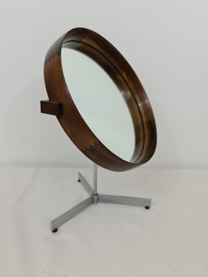 Swedish Rosewood Table Mirror by Uno & Östen Kristiansson for Luxus, Circa 1960-DOA-894165