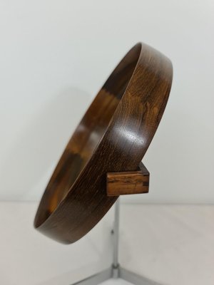 Swedish Rosewood Table Mirror by Uno & Östen Kristiansson for Luxus, Circa 1960-DOA-894165