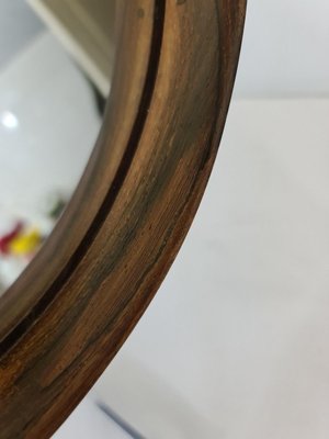 Swedish Rosewood Table Mirror by Uno & Östen Kristiansson for Luxus, Circa 1960-DOA-894165