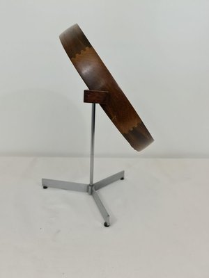 Swedish Rosewood Table Mirror by Uno & Östen Kristiansson for Luxus, Circa 1960-DOA-894165