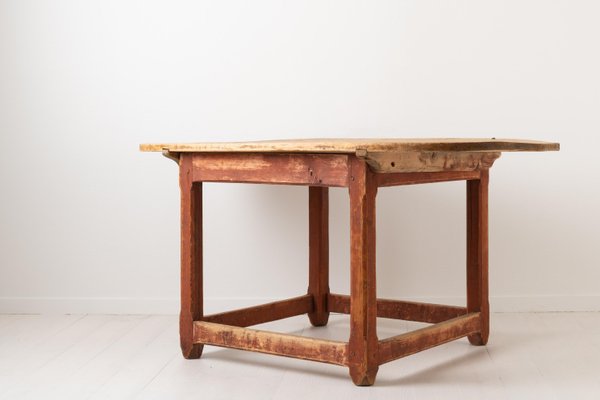 Swedish Rustic Baroque Centre Table, Late 1700s-MJF-931207