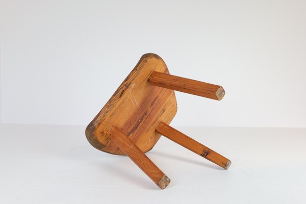 Swedish Stool in Pine, 1960s-UYK-968358