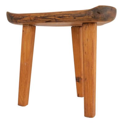 Swedish Stool in Pine, 1960s-UYK-968358