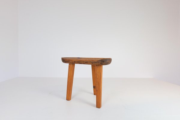 Swedish Stool in Pine, 1960s-UYK-968358