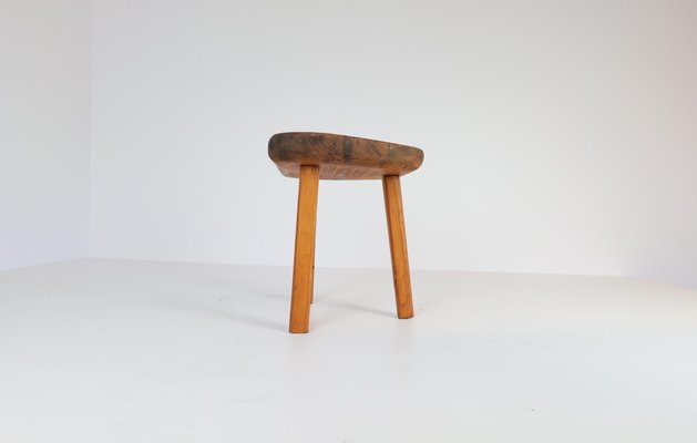 Swedish Stool in Pine, 1960s-UYK-968358