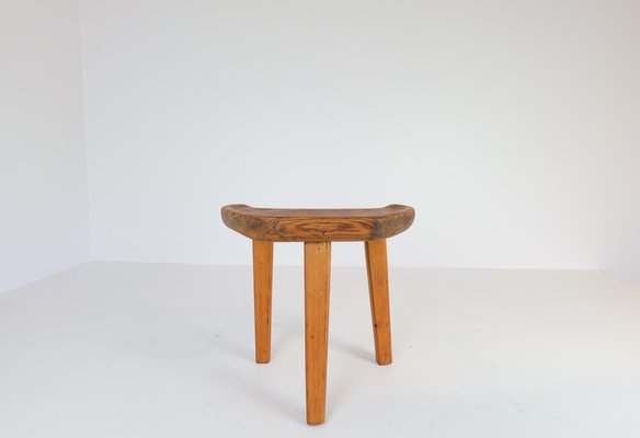 Swedish Stool in Pine, 1960s-UYK-968358