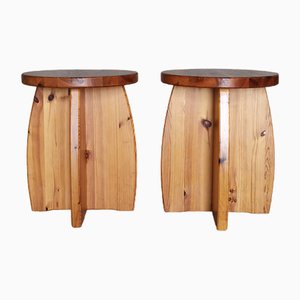 Swedish Stool in Pine, 1960s-XDA-1650114