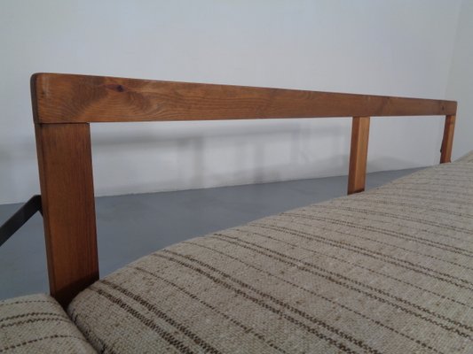 Swedish Teak and Wool Sofa Daybed, 1950s-RDW-706276