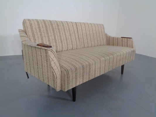 Swedish Teak and Wool Sofa Daybed, 1950s-RDW-706276