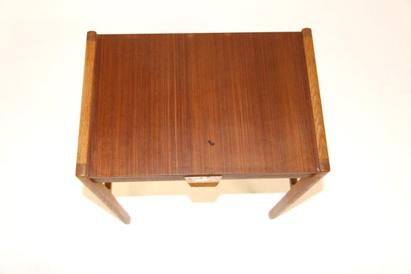 Swedish Teak Bedside Table, 1960s-GEK-1315455