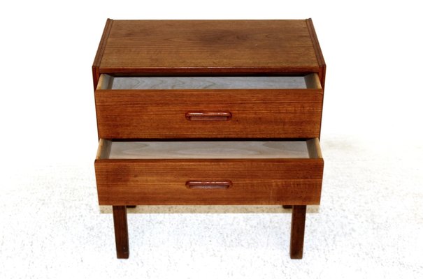 Swedish Teak & Beech Chest of Drawers, 1960s-GEK-867760