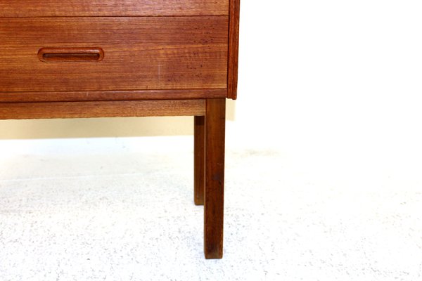 Swedish Teak & Beech Chest of Drawers, 1960s-GEK-867760