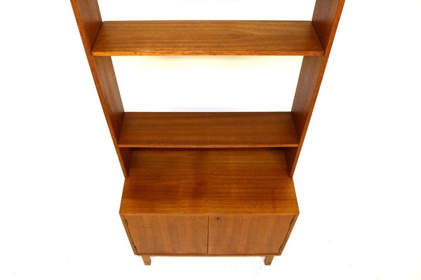 Swedish Teak & Beech Wall Unit, 1960s-GEK-840819