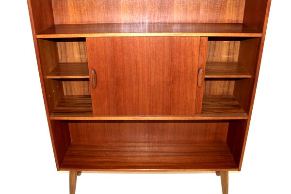 Swedish Teak Bookcase, 1960s-GEK-876009