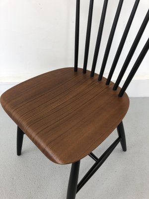 Swedish Teak Chairs by S. E. Fryklund for Hagafors, 1960s, Set of 4-JWH-1304246