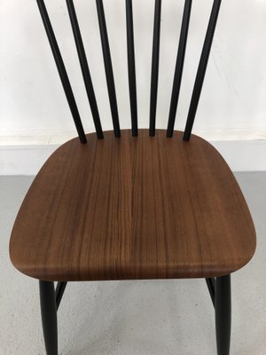 Swedish Teak Chairs by S. E. Fryklund for Hagafors, 1960s, Set of 4-JWH-1304246