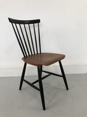 Swedish Teak Chairs by S. E. Fryklund for Hagafors, 1960s, Set of 4-JWH-1304246