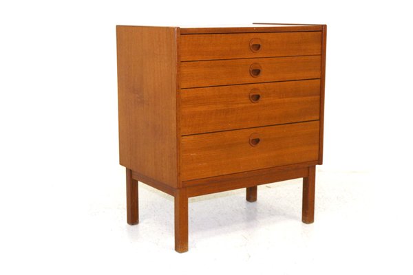 Swedish Teak Chest of Drawers, 1960s-GEK-875807