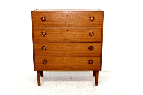 Swedish Teak Chest of Drawers, 1960s-GEK-867791