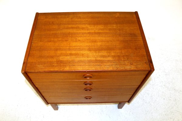 Swedish Teak Chest of Drawers, 1960s-GEK-875807