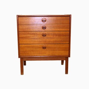 Swedish Teak Chest of Drawers, 1960s-GEK-875807