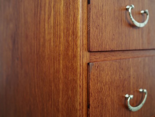 Swedish Teak Chest of Drawers, 1970s-VND-1335317