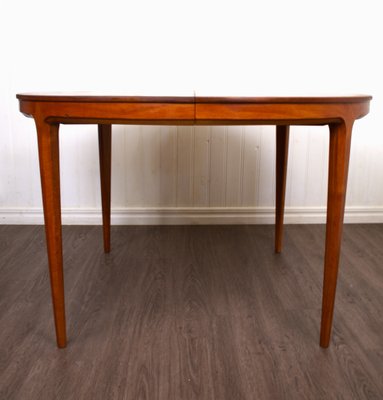 Swedish Teak Dining Table "Facett" by Bertil Fridhagen for Bodafors, 1950s-UDU-1816125