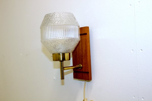 Swedish Teak Sconce, 1950s-GEK-867592