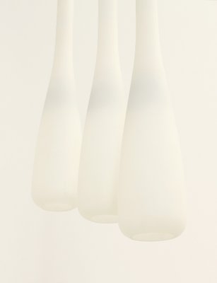 Swedish Triple Drop Ceiling Lamp by Uno and Östen Kristiansson for Luxus, 1950s-UB-1787594