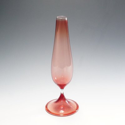 Swedish Tulip Vase by Nils Landberg for Orrefors, 1957-KJP-1161862