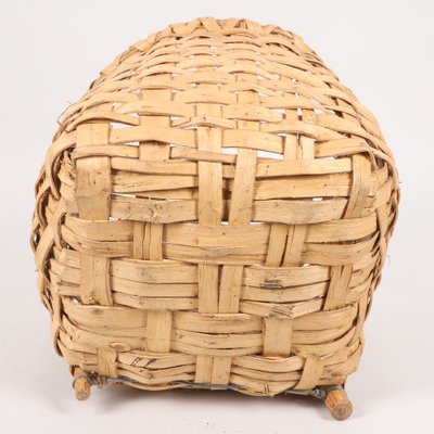 Swedish Wicker Basket, 1900s-VAP-1804343