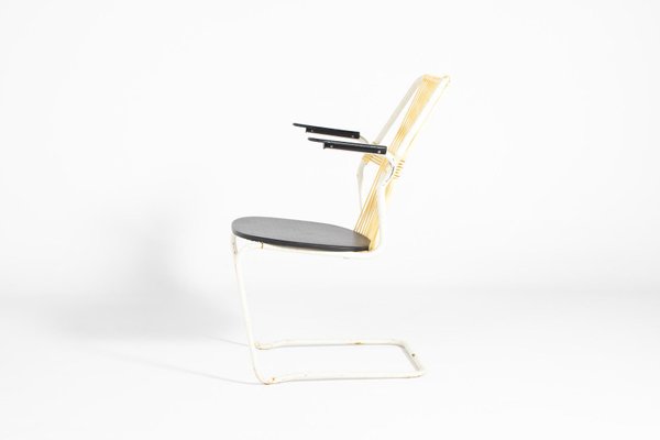 Swedish Wire Back Armchair, 1960s-KMC-869560