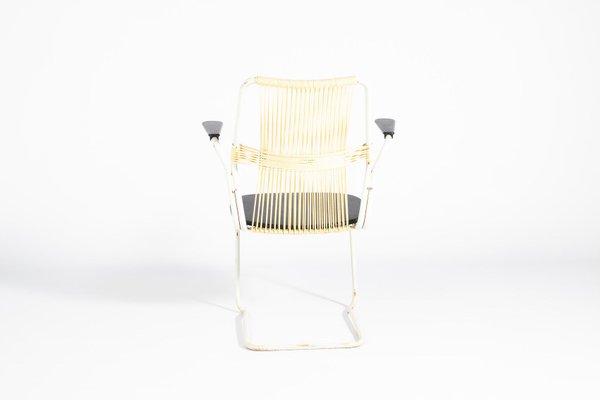 Swedish Wire Back Armchair, 1960s-KMC-869560