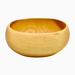 Swedish Wooden Bowl in Ash from Gösta Israelsson, 1960s-RNM-1395777