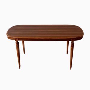 Swedish Wooden Oval Table, 1970s-ZEF-1725009