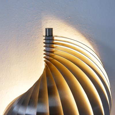 Swelling Aluminium Sconce by Henri Mathieu, 1970s-NYF-2018910