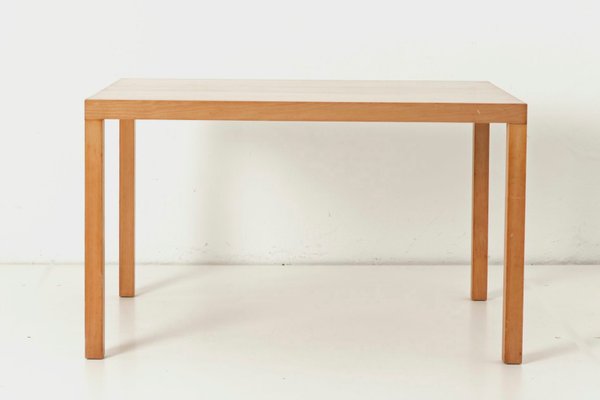 Swiss Beech and Walnut Dining Table, 1950s-LOB-647191