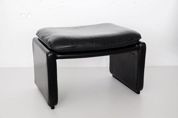 Swiss Buffalo Leather DS50 Stool from De Sede-LBS-894574