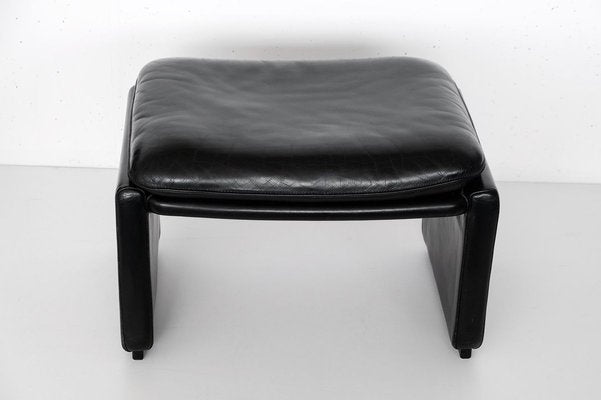 Swiss Buffalo Leather DS50 Stool from De Sede-LBS-894574