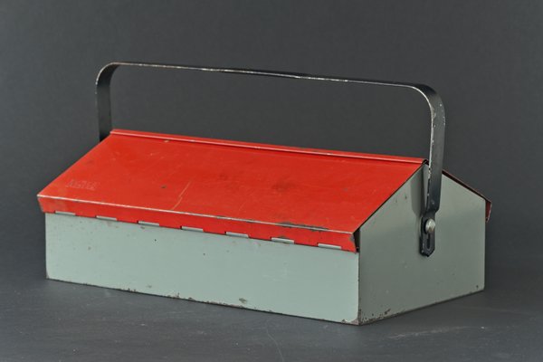 Swiss Red Tool Box by Wilhelm Kienzle for Mewa, 1960s-LOB-664417