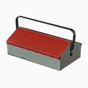 Swiss Red Tool Box by Wilhelm Kienzle for Mewa, 1960s-LOB-664417