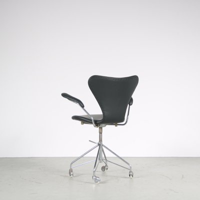 Swivel Desk Chair by Arne Jacobsen for Fritz Hansen, Denmark, 1950s-GG-1698782