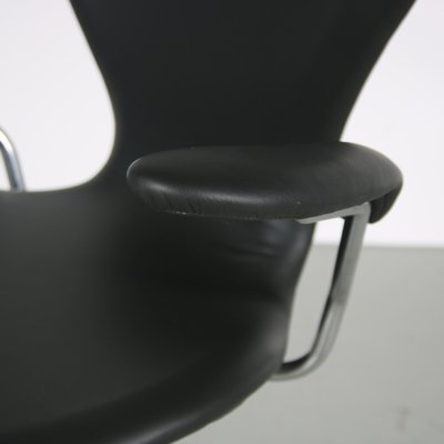 Swivel Desk Chair by Arne Jacobsen for Fritz Hansen, Denmark, 1950s-GG-1698782