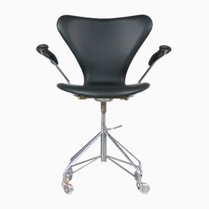 Swivel Desk Chair by Arne Jacobsen for Fritz Hansen, Denmark, 1950s-GG-1698782