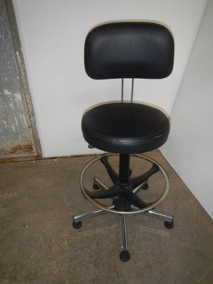 Swivel Stool with Backrest-WWQ-1062413