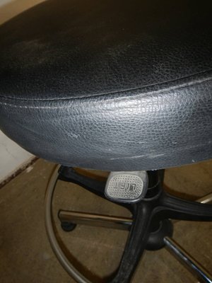 Swivel Stool with Backrest-WWQ-1062413